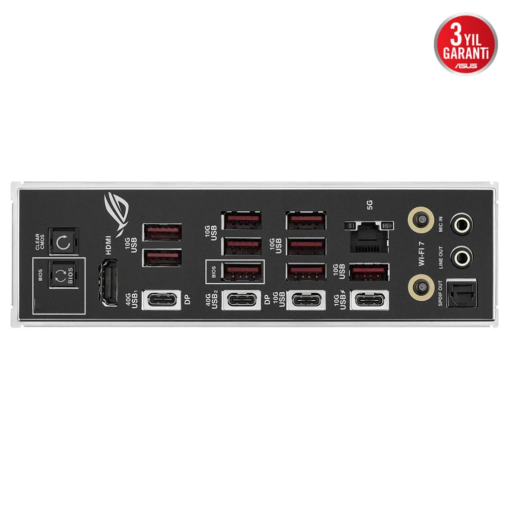 ASUS ROG STRIX X870E-E GAMING WIFI7 NEO, 4xDDR5, 5xM.2, HDMI, DP, Type-C, PCIe 5.0, 2xWi-Fi 7, Bluetooth v5.4, AM5 Soket