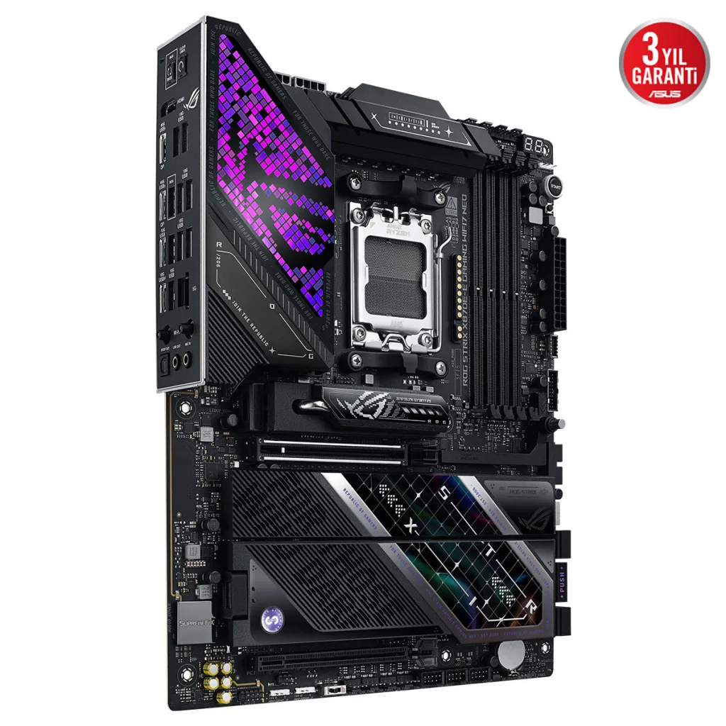 ASUS ROG STRIX X870E-E GAMING WIFI7 NEO, 4xDDR5, 5xM.2, HDMI, DP, Type-C, PCIe 5.0, 2xWi-Fi 7, Bluetooth v5.4, AM5 Soket