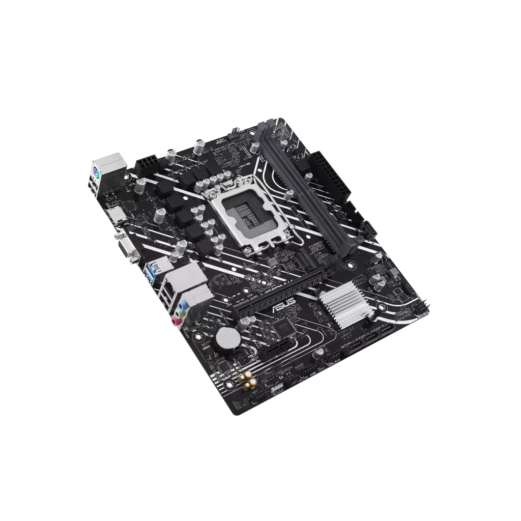 ASUS PRIME H610M-K, 2xDDR5, M.2, D-SUB, HDMI, 12-13.14.Nesil, LGA1700 Soket, Anakart