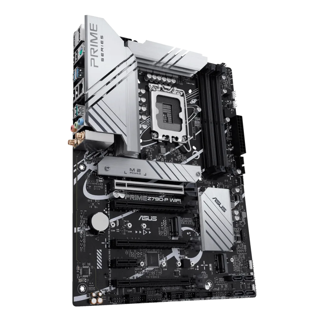 ASUS PRIME Z790-P WIFI, 4xDDR5, 3x M.2, HDMI, DP, Type-C, Wi-Fi 6, Bluetooth 5.2, 12-13.Nesil, LGA1700 Soket, ARGB Gamin