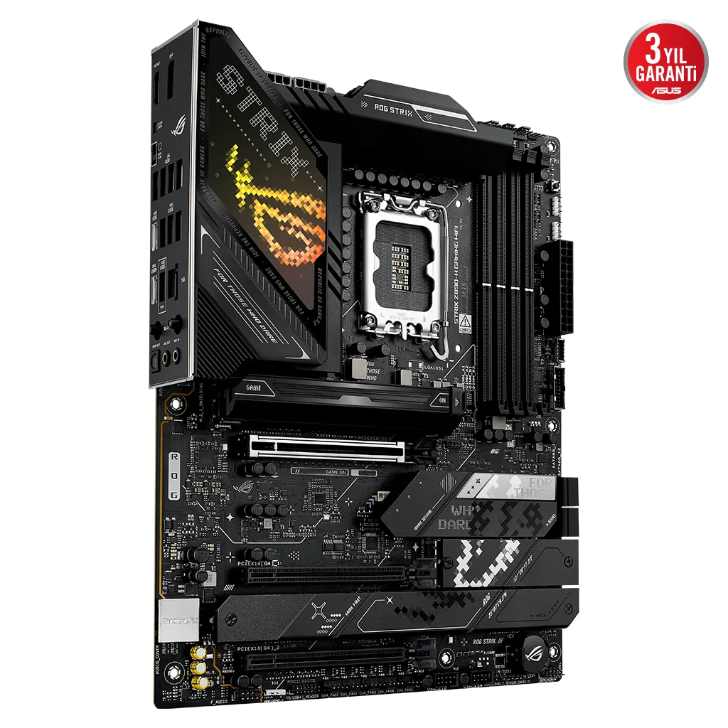 ASUS ROG STRIX Z890-H GAMING WIFI, 9066MHz, 4xDDR5, 4x M.2, HDMI, DP, Type-C, Wi-Fi 7, Bluetooth 5.4, Intel Core Ultra C