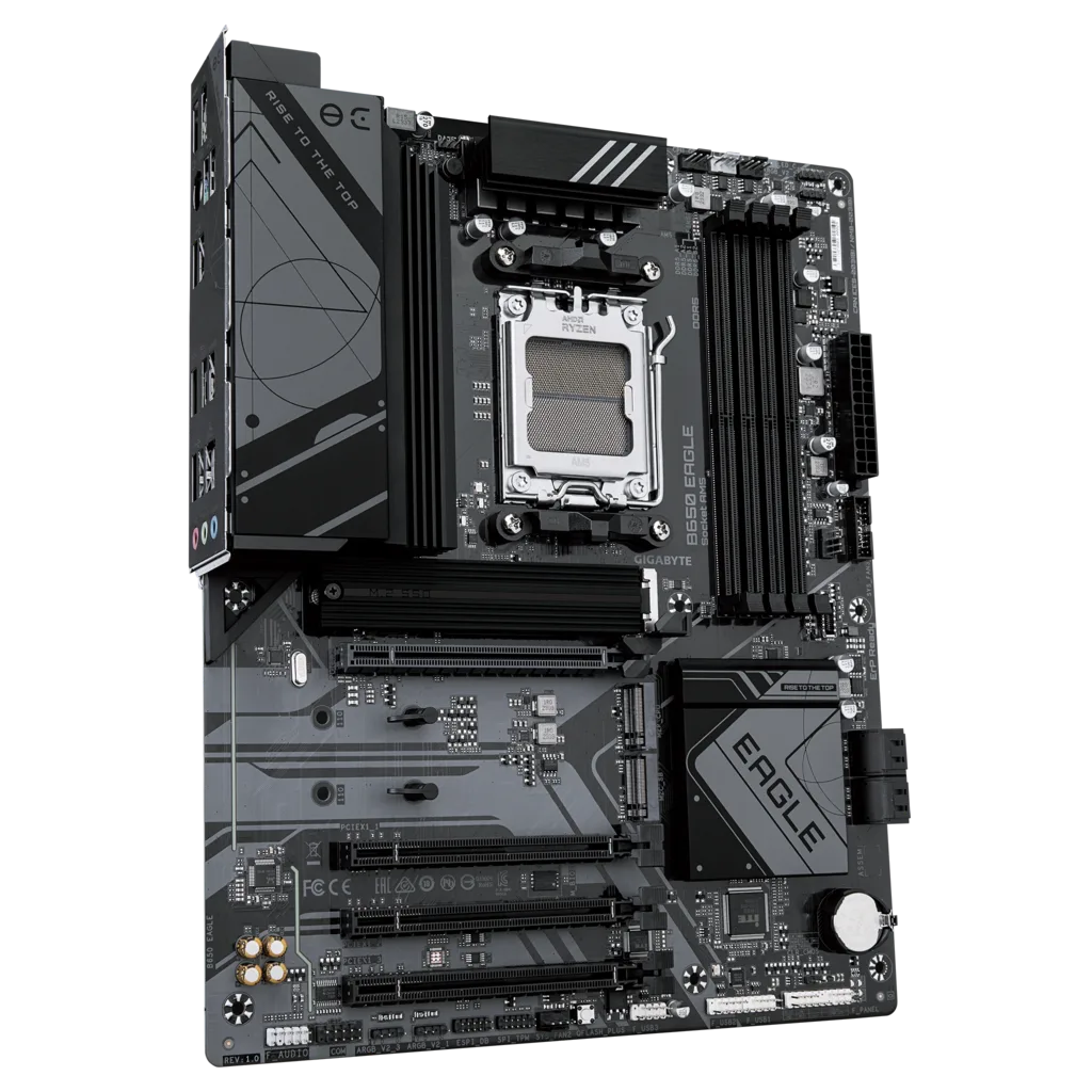 GIGABYTE B650 EAGLE, Rev.1.0, 4xDDR5, 3xM.2, DP, HDMI, Type-C, AM5 Soket GAMING Anakart
