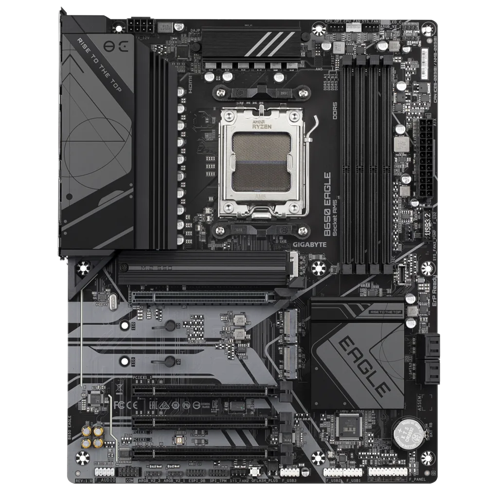 GIGABYTE B650 EAGLE, Rev.1.0, 4xDDR5, 3xM.2, DP, HDMI, Type-C, AM5 Soket GAMING Anakart
