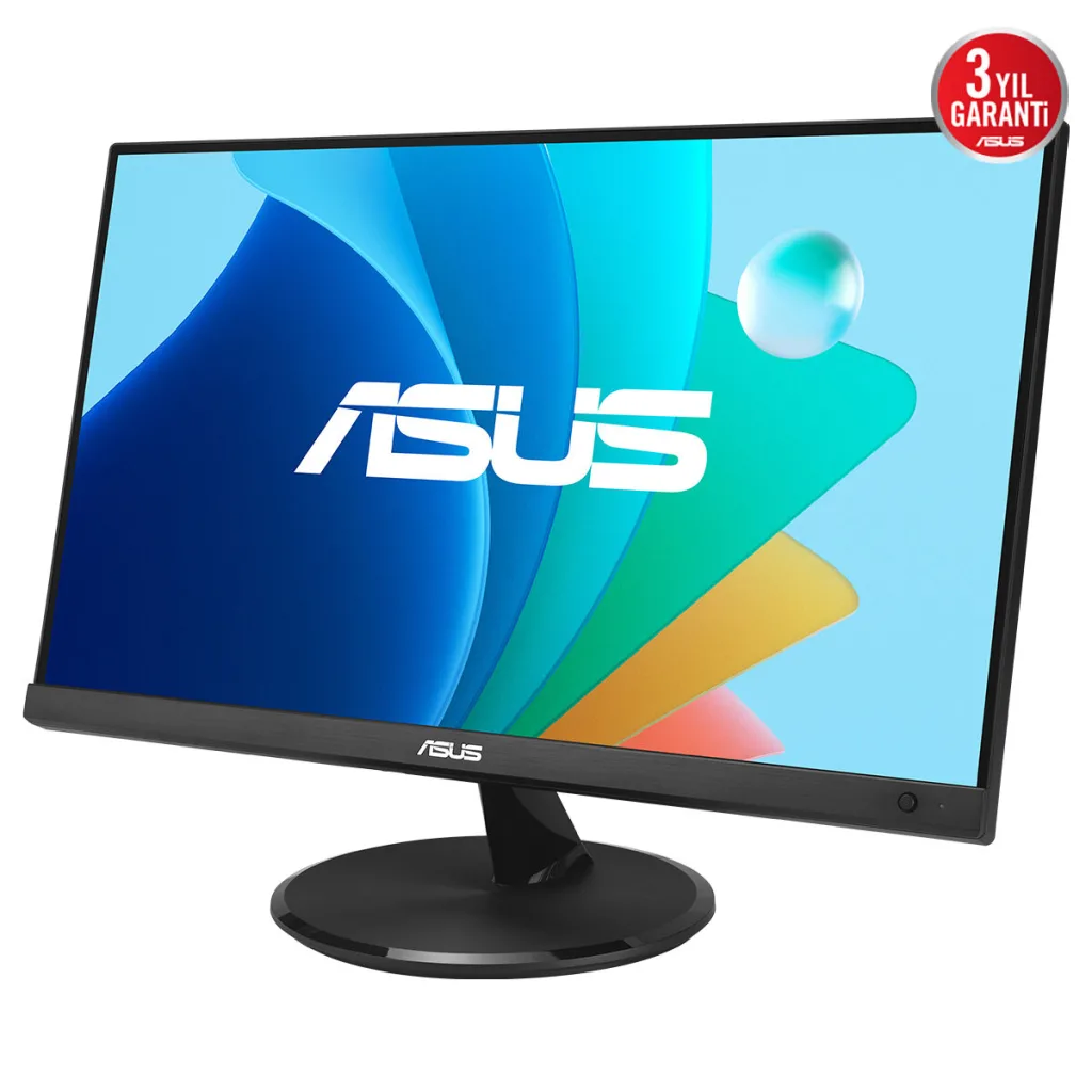 ASUS VP227HF 21,45" 1ms, 100Hz, Full HD, HDMI, VGA, VA LED, Çerçevesiz Tasarım, Düşük Mavi Işık, FreeSync Kurumsal Monit