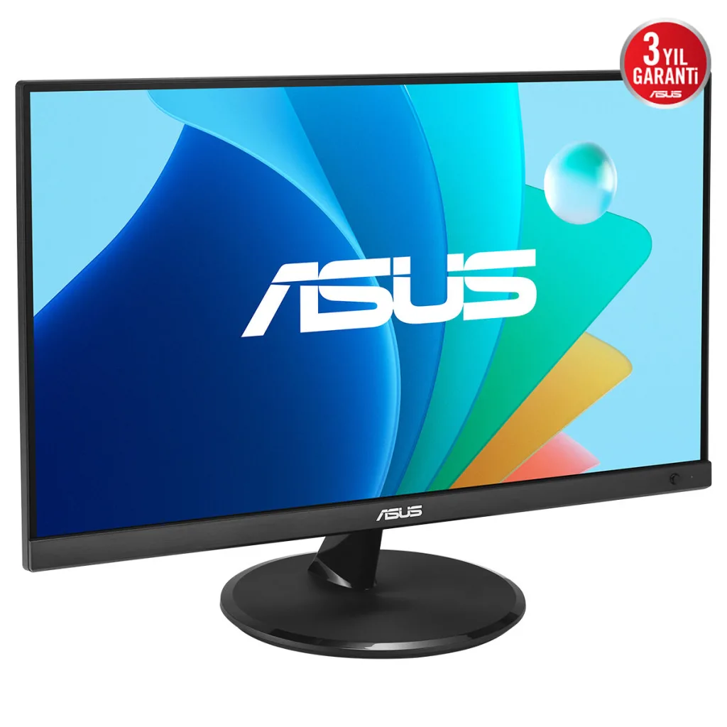 ASUS VP227HF 21,45" 1ms, 100Hz, Full HD, HDMI, VGA, VA LED, Çerçevesiz Tasarım, Düşük Mavi Işık, FreeSync Kurumsal Monit