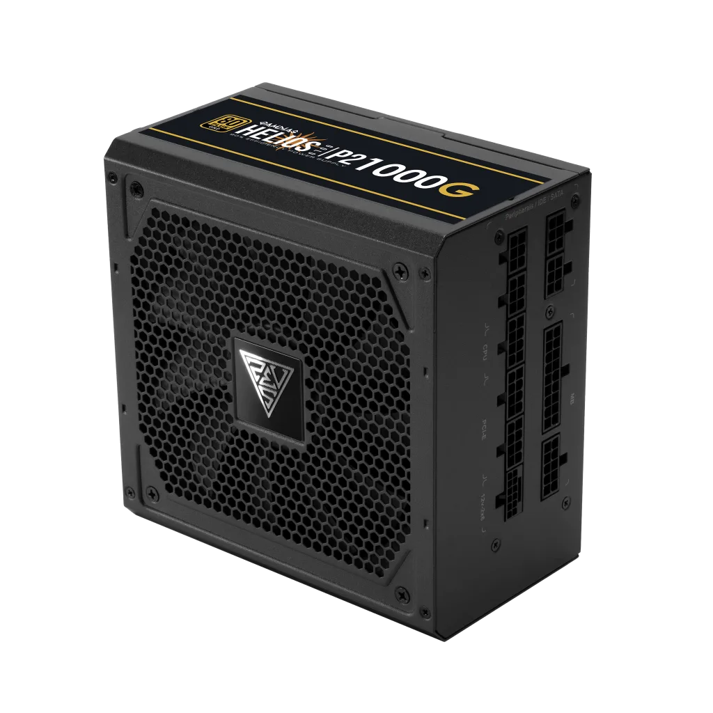 GAMDIAS HELIOS P2-1000G, 1000W, 80+ Gold, Full Modüler, Aktif PFC, GAMING, ATX, Power Supply (PSU)