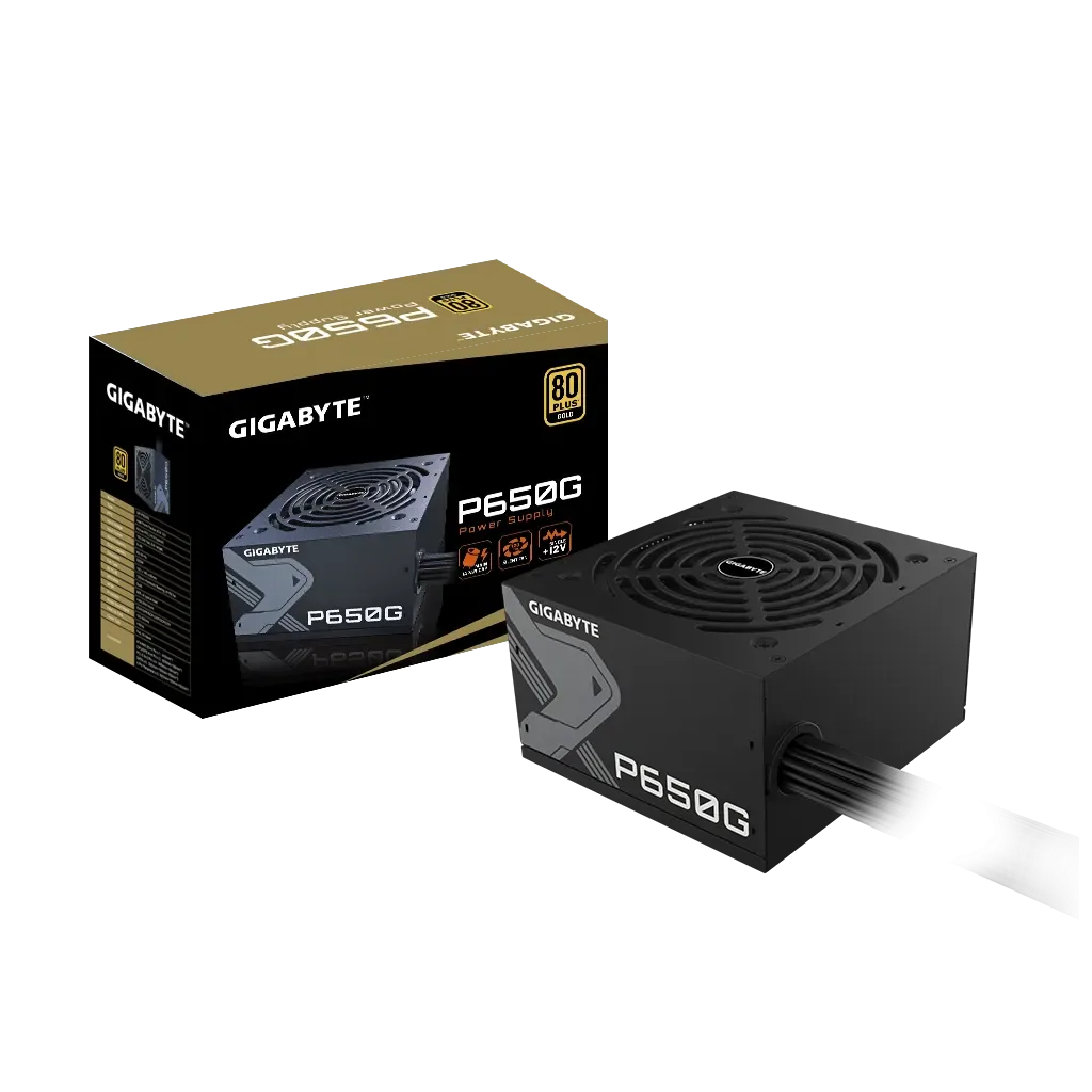 GIGABYTE GP-P650G, 650W, 80+ GOLD, GAMING Power Supply