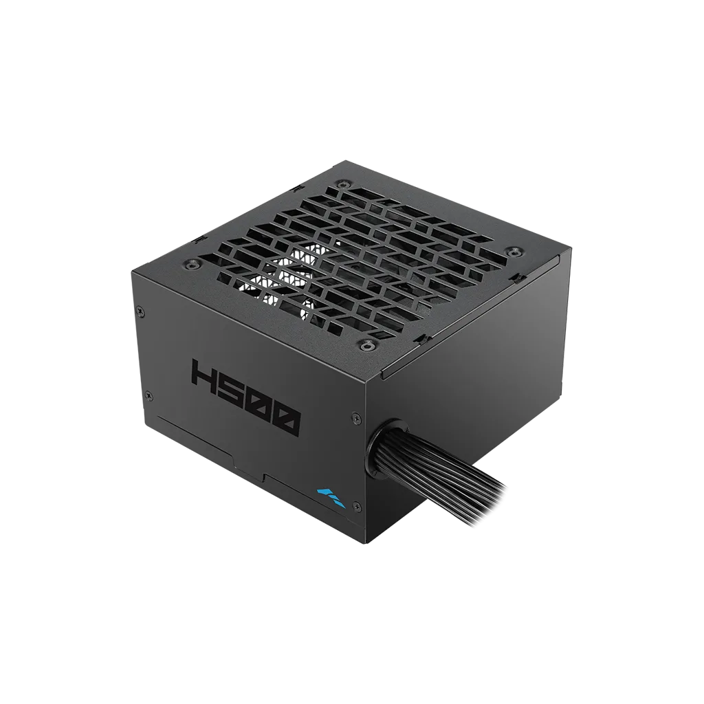SAMA H500, 500W, Black, 80 Plus, Aktif PFC, Siyah, GAMING, ATX, Power Supply (PSU)