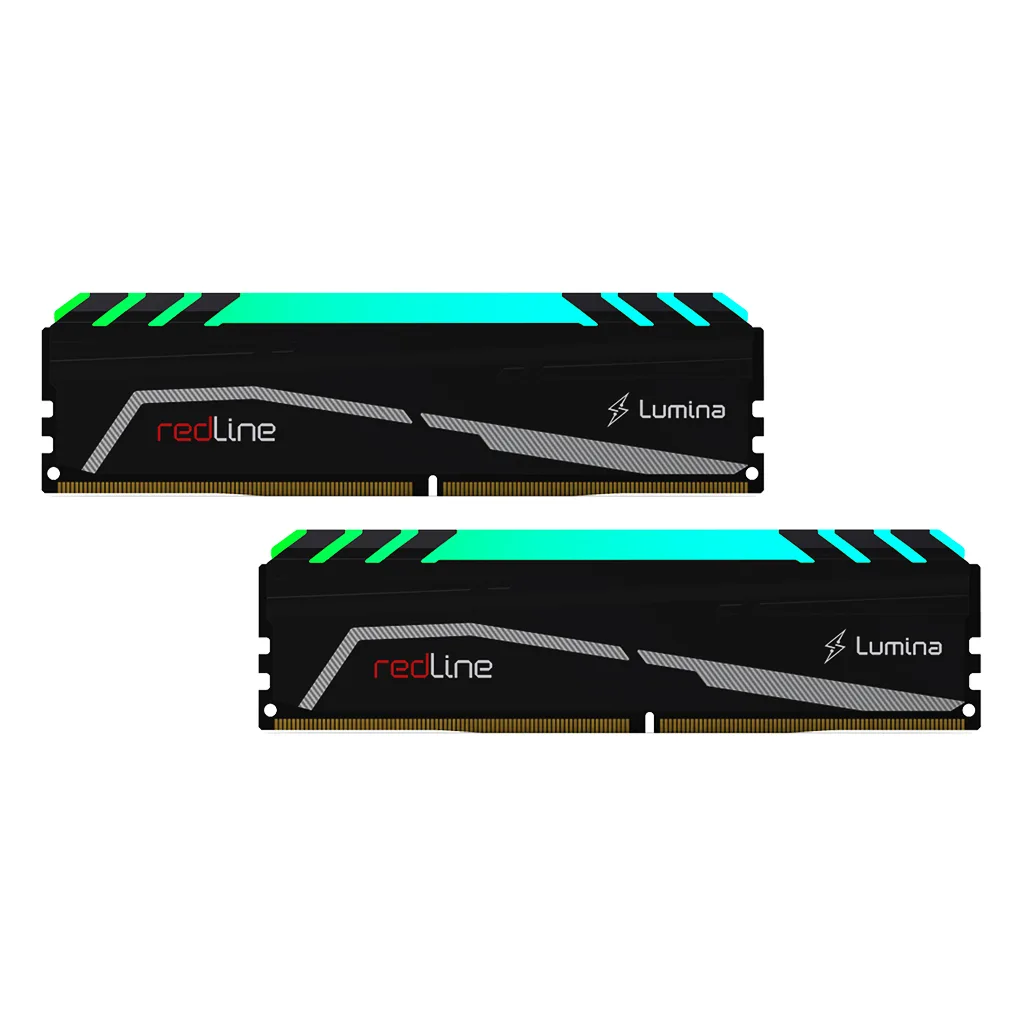 MUSHKIN redLine Lumina, MLA4C360JNNM8GX2, 2x8Gb Kit, 3600Mhz, DDR4, CL18, RGB, Desktop Gaming RAM (Soğutuculu)