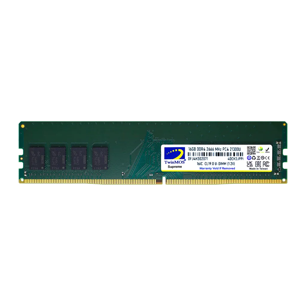 TwinMOS MDD416GB2666DWO, 16GB, DDR4, 2666MHz, 1.2V Desktop Ram