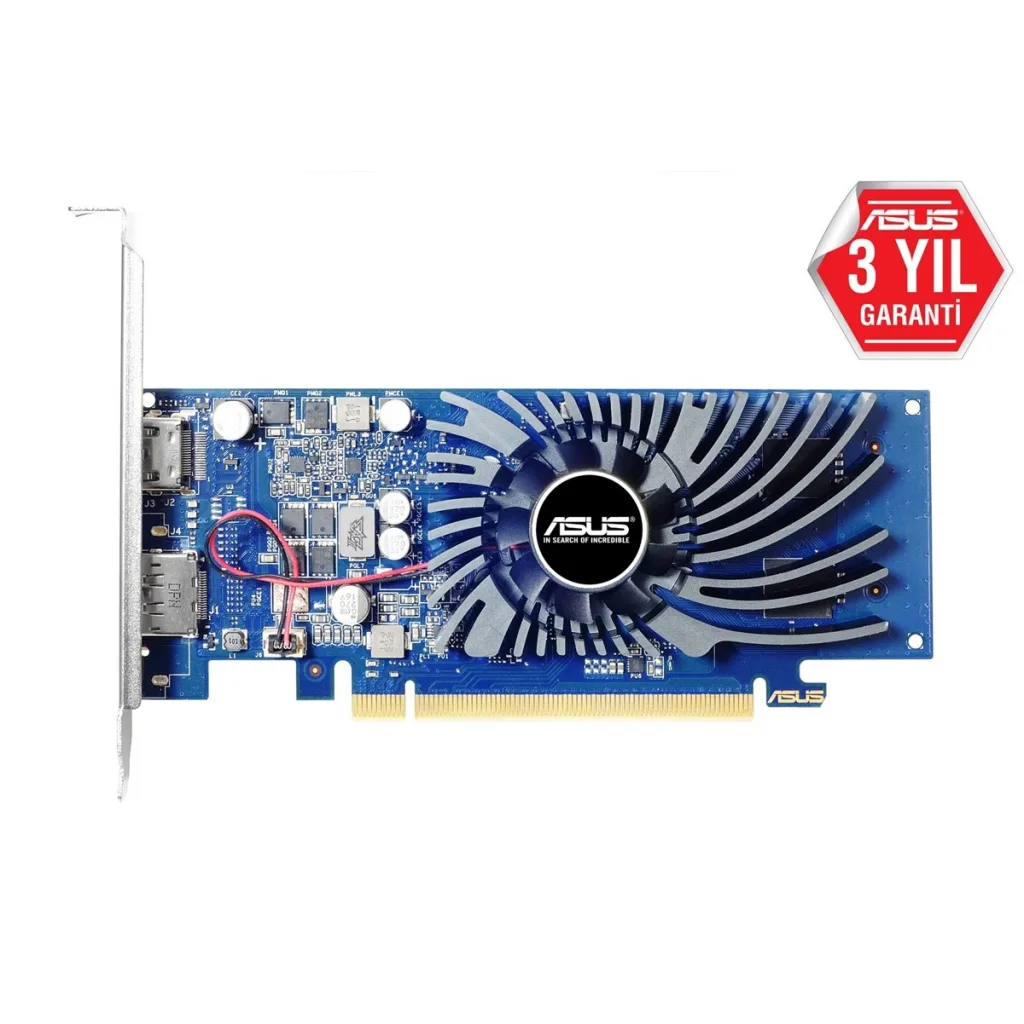 ASUS GT1030-2G-BRK, 2Gb, GDDR5, 64Bit, 1xHDMI, 1xDP, GAMING Ekran Kartı