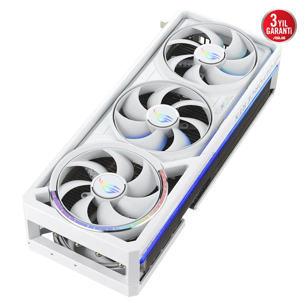 ASUS ROG-ASTRAL-RTX5080-O16G-WHITE, 16Gb, 256Bit, GDDR7, 2xHDMI, 3xDP GAMING Ekran Kartı