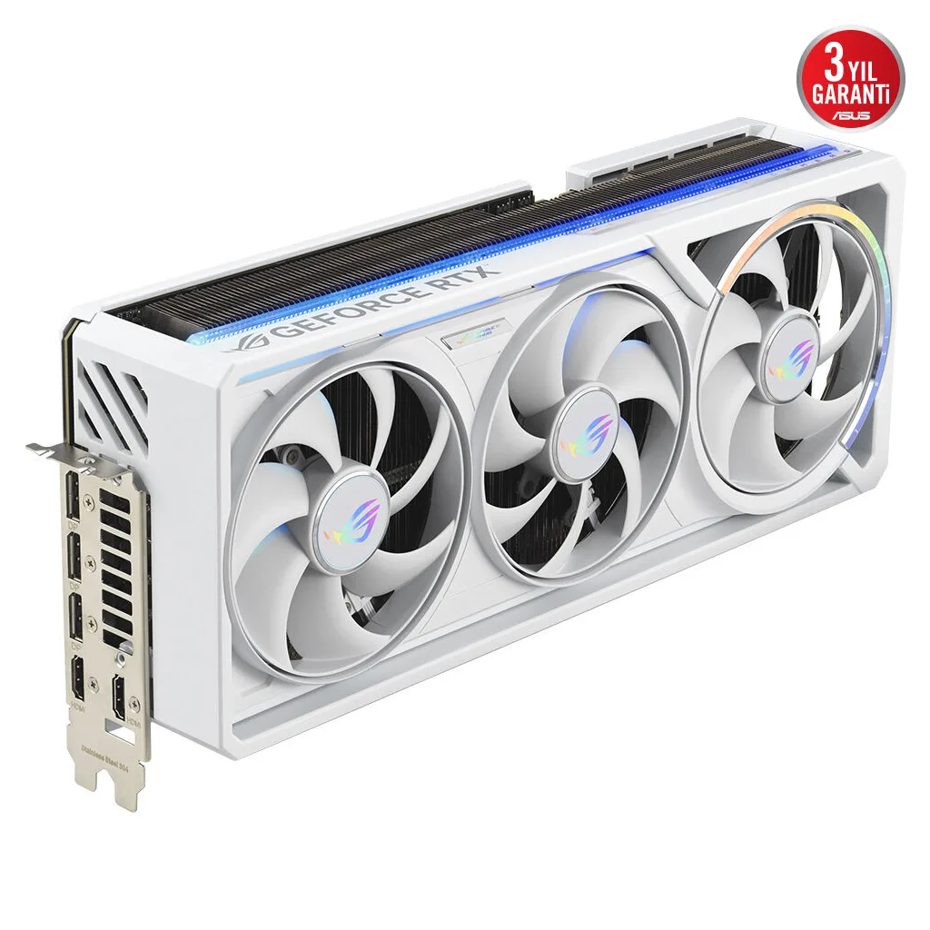ASUS ROG-ASTRAL-RTX5080-O16G-WHITE, 16Gb, 256Bit, GDDR7, 2xHDMI, 3xDP GAMING Ekran Kartı