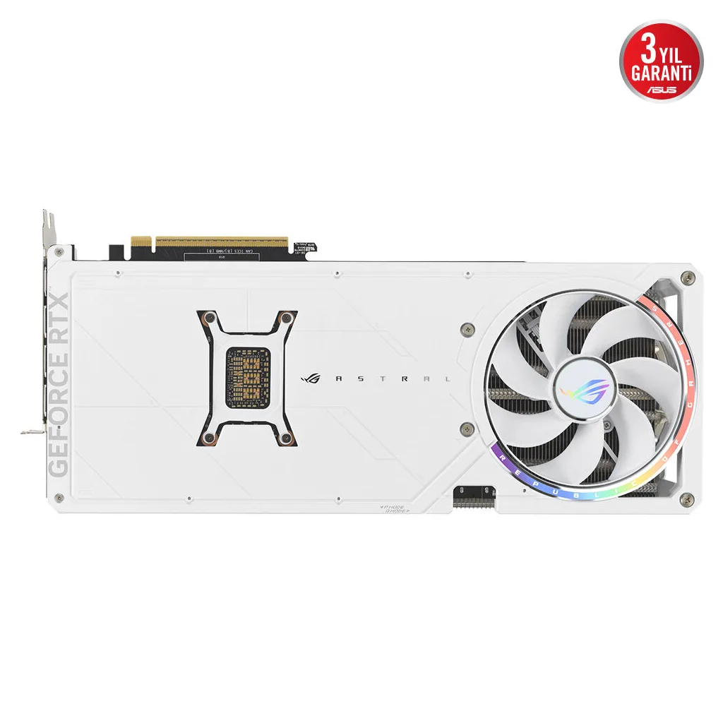 ASUS ROG-ASTRAL-RTX5080-O16G-WHITE, 16Gb, 256Bit, GDDR7, 2xHDMI, 3xDP GAMING Ekran Kartı