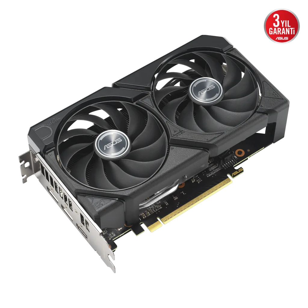 ASUS DUAL-RX9060XT-16G, 16Gb, 128Bit, GDDR6, 1xHDMI, 2xDP, GAMING Ekran Kartı