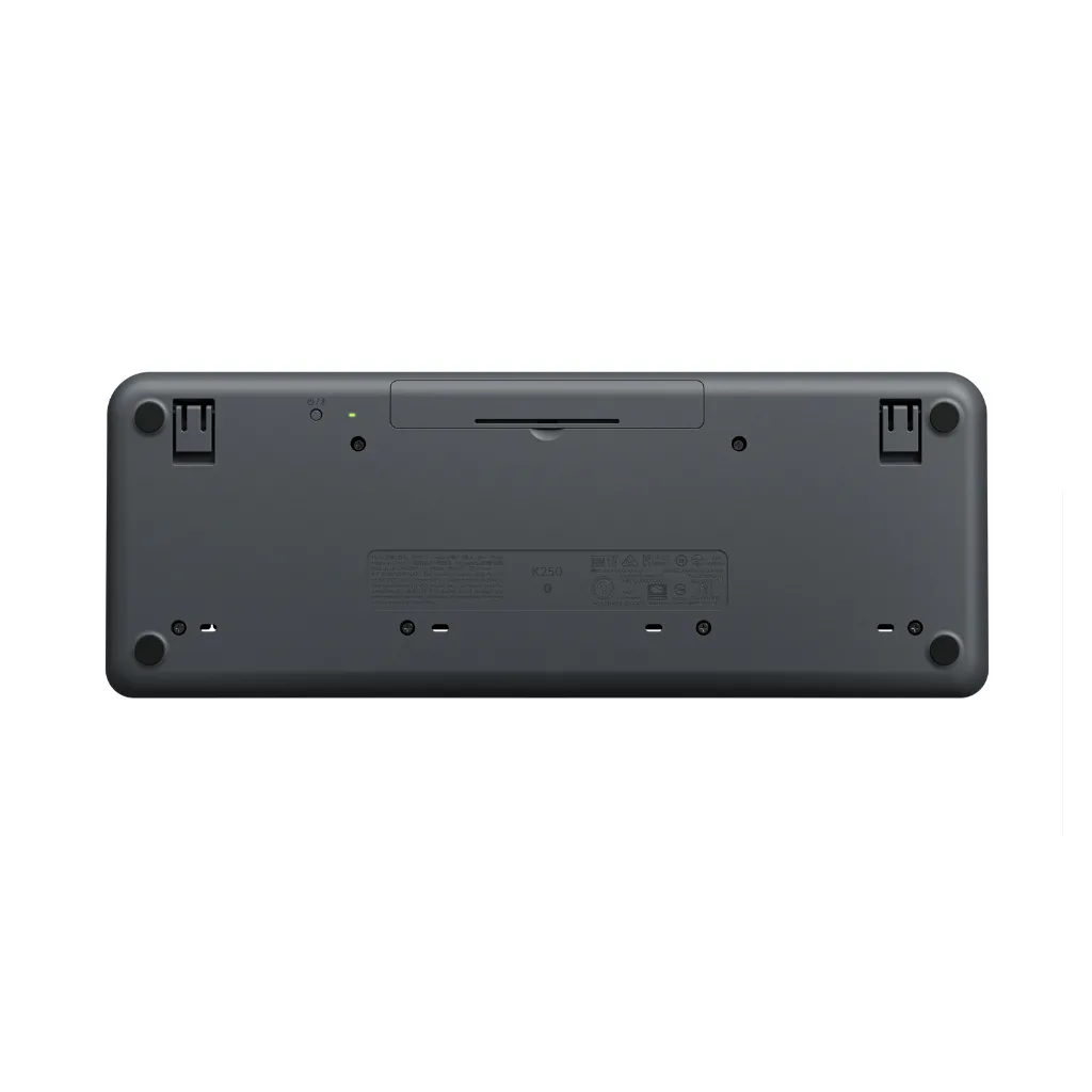 LOGITECH K250, Siyah, 920-013460, Bluetooth, Türkçe Q, Multimedya, Kompakt Klavye