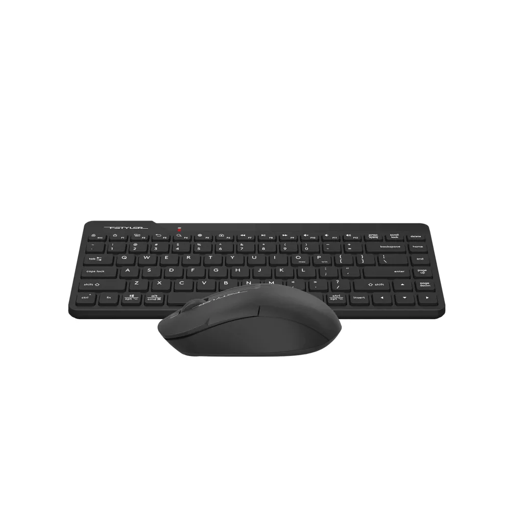 A4 TECH FG2200 AIR2 Siyah, FSTYLER, 2.4Ghz Mini Kablosuz, Türkçe Q, SESSİZ Klavye Mouse Set