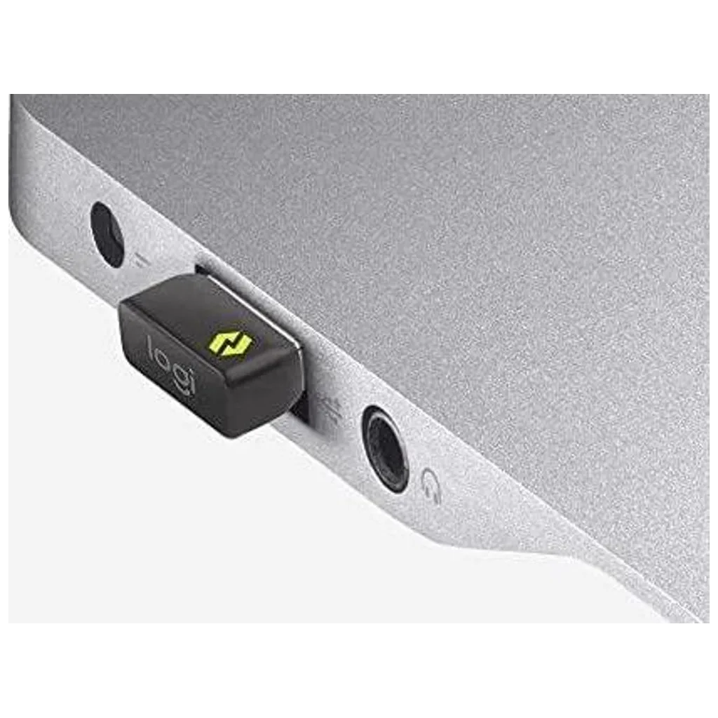 LOGITECH BOLT USB UNIFYING RECEIVER, 956-000008, USB Kablosuz Alıcı, 6 Cihaz için Tek Alıcı