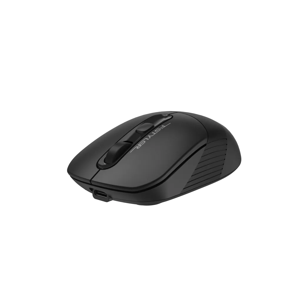 A4 TECH FG10CS AIR2, Grey, SILENT, FSTYLER, 2,4Ghz Kablosuz, USB-C den şarj edilebilir, Optik Mouse, 10-15Metre, 4 Buton