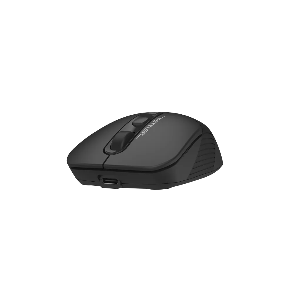 A4 TECH FG10CS AIR2, Grey, SILENT, FSTYLER, 2,4Ghz Kablosuz, USB-C den şarj edilebilir, Optik Mouse, 10-15Metre, 4 Buton