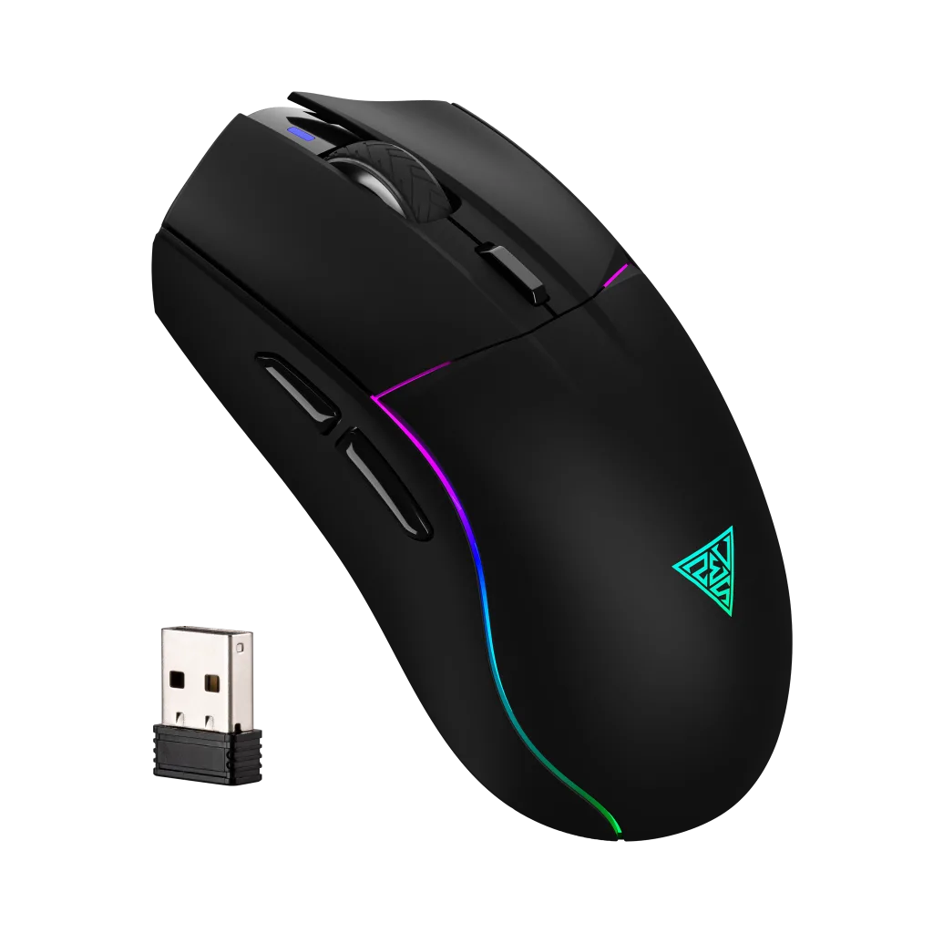 GAMDIAS HADES M3, RGB Aydınlatma, 2.4Ghz ve Bluetooth Kablosuz, 7 Programlanabilir Buton, Şarj Edilebilir, Type-C, Gamin