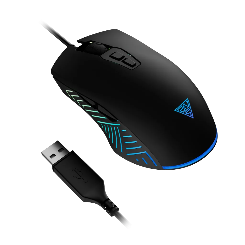 GAMDIAS ZEUS E4, RGB Aydınlatma, USB Kablolu, 7 Programlanabilir Buton, Gaming Mouse, 7.200 DPI, Siyah