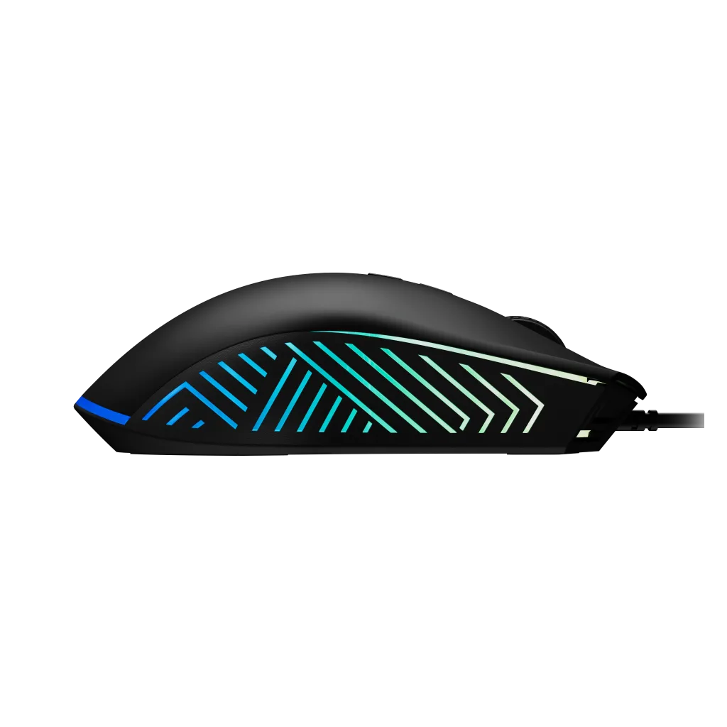 GAMDIAS ZEUS E4, RGB Aydınlatma, USB Kablolu, 7 Programlanabilir Buton, Gaming Mouse, 7.200 DPI, Siyah