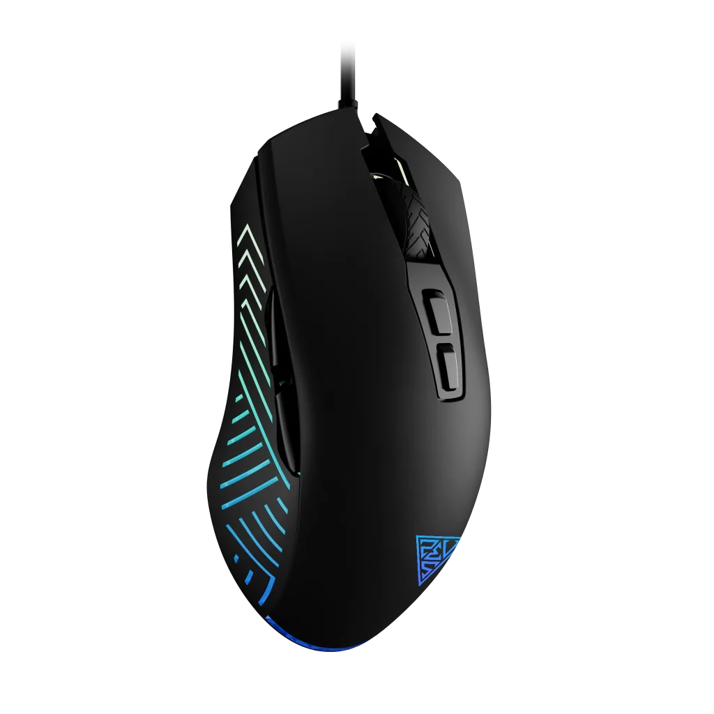 GAMDIAS ZEUS E4, RGB Aydınlatma, USB Kablolu, 7 Programlanabilir Buton, Gaming Mouse, 7.200 DPI, Siyah