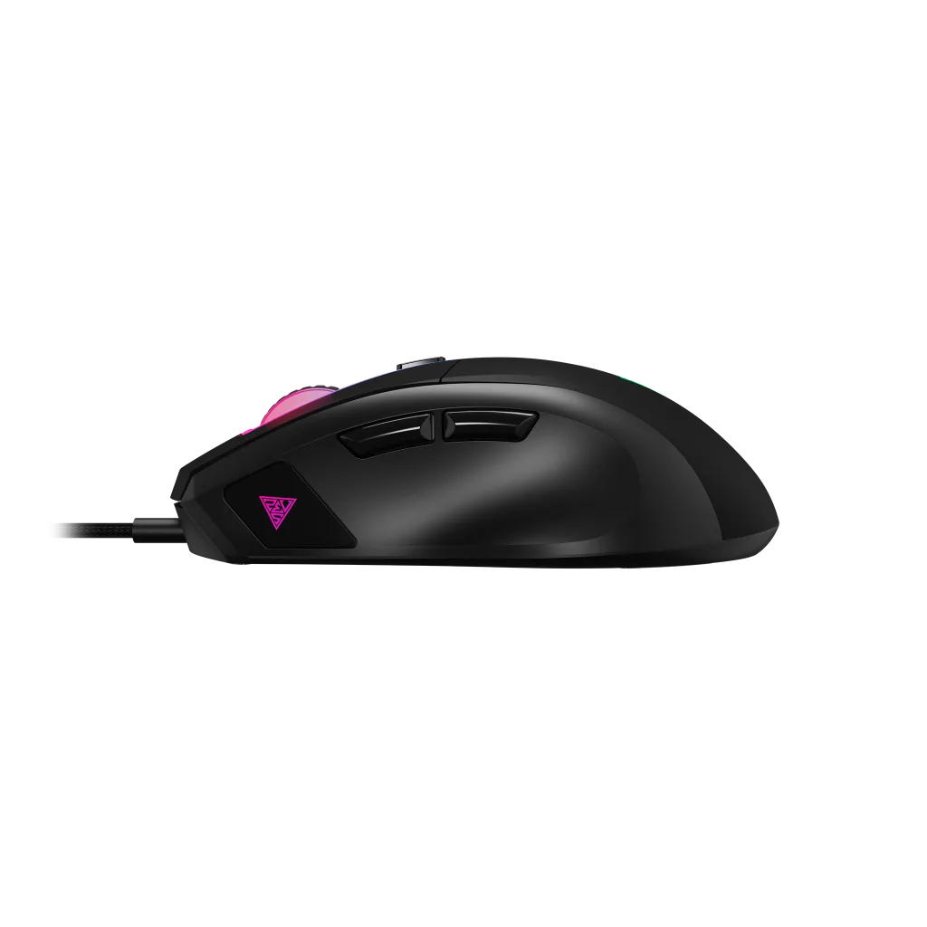 GAMDIAS ZEUS M5, RGB Aydınlatma, USB Kablolu, 7 Programlanabilir Buton, Gaming Mouse, 12.800 DPI, Siyah
