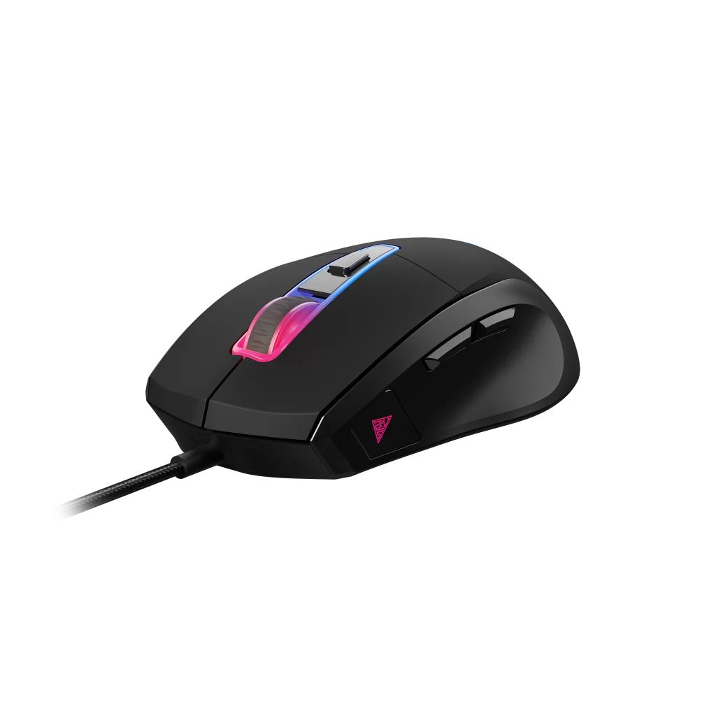 GAMDIAS ZEUS M5, RGB Aydınlatma, USB Kablolu, 7 Programlanabilir Buton, Gaming Mouse, 12.800 DPI, Siyah