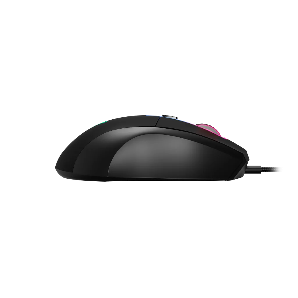 GAMDIAS ZEUS M5, RGB Aydınlatma, USB Kablolu, 7 Programlanabilir Buton, Gaming Mouse, 12.800 DPI, Siyah