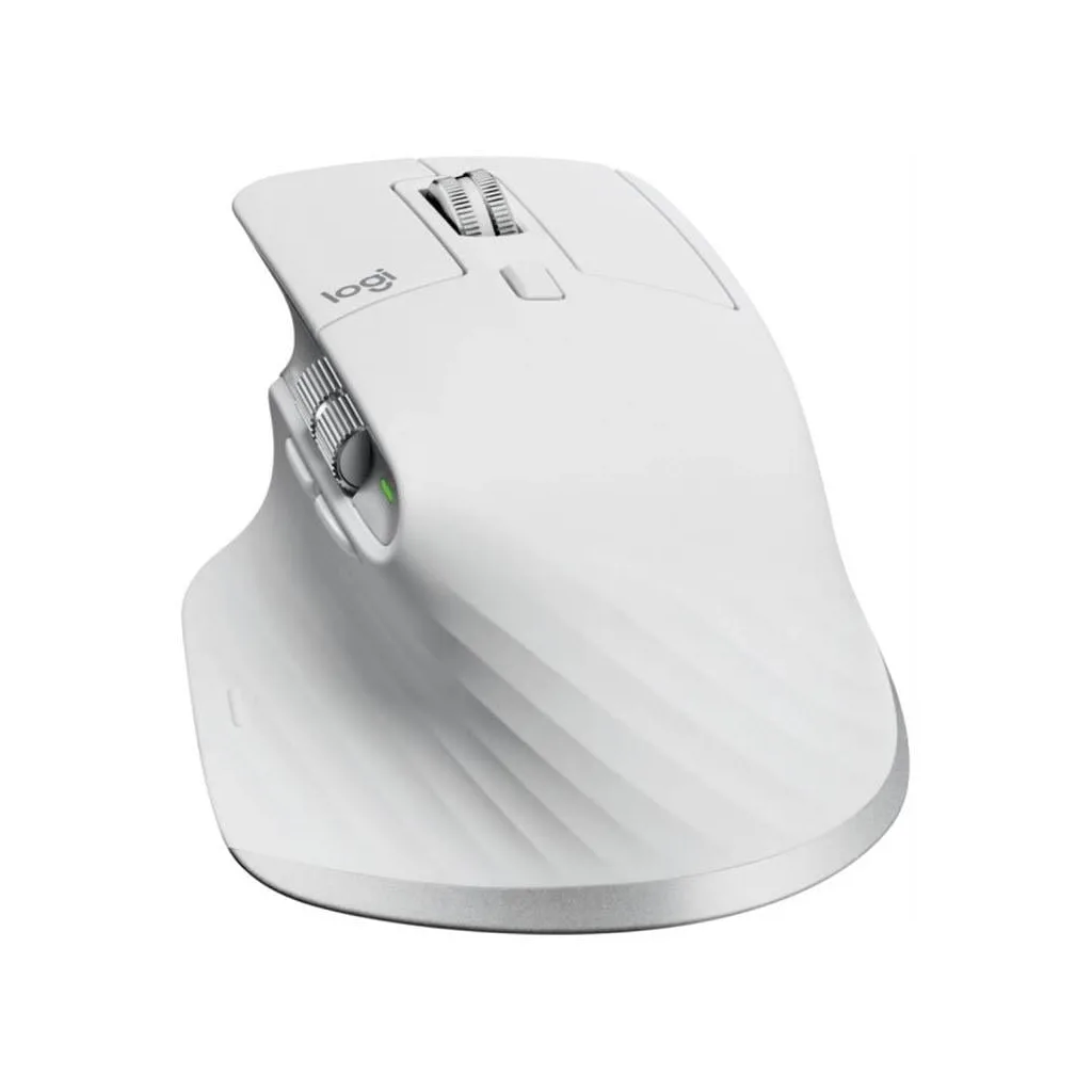 LOGITECH 910-006560, MX MASTER 3S, Beyaz, Bluetooth, 8000dpi, Lazer, 7 Tuşlu, USB-C den şarj edilebilir, Mouse