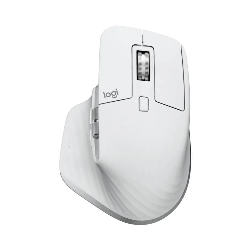 LOGITECH 910-006560, MX MASTER 3S, Beyaz, Bluetooth, 8000dpi, Lazer, 7 Tuşlu, USB-C den şarj edilebilir, Mouse