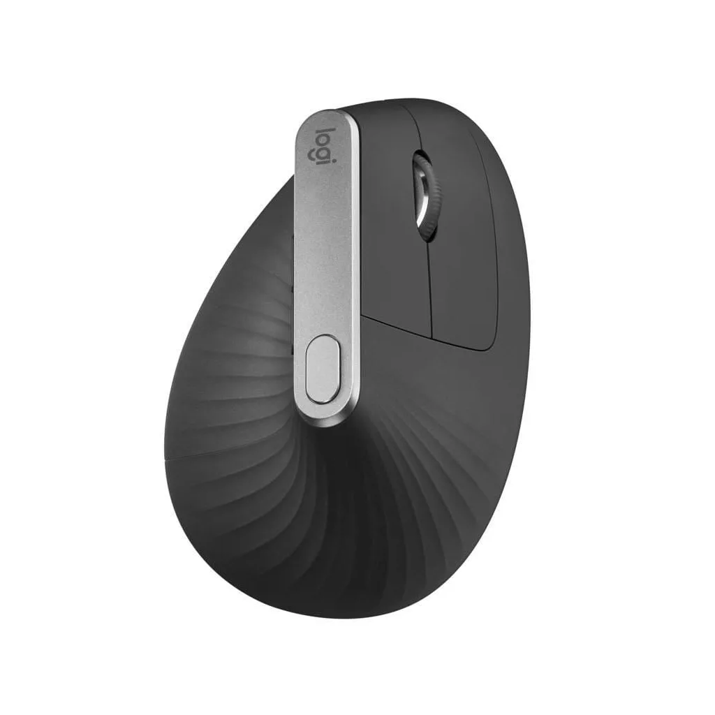 LOGITECH 910-005448, MX VERTICAL, Siyah, Bluetooth, 4000dpi, Lazer, 4 Tuşlu, USB-C den şarj edilebilir, Dikey Ergonomik
