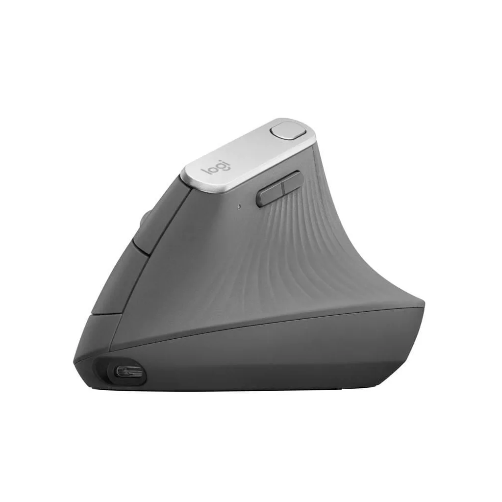 LOGITECH 910-005448, MX VERTICAL, Siyah, Bluetooth, 4000dpi, Lazer, 4 Tuşlu, USB-C den şarj edilebilir, Dikey Ergonomik