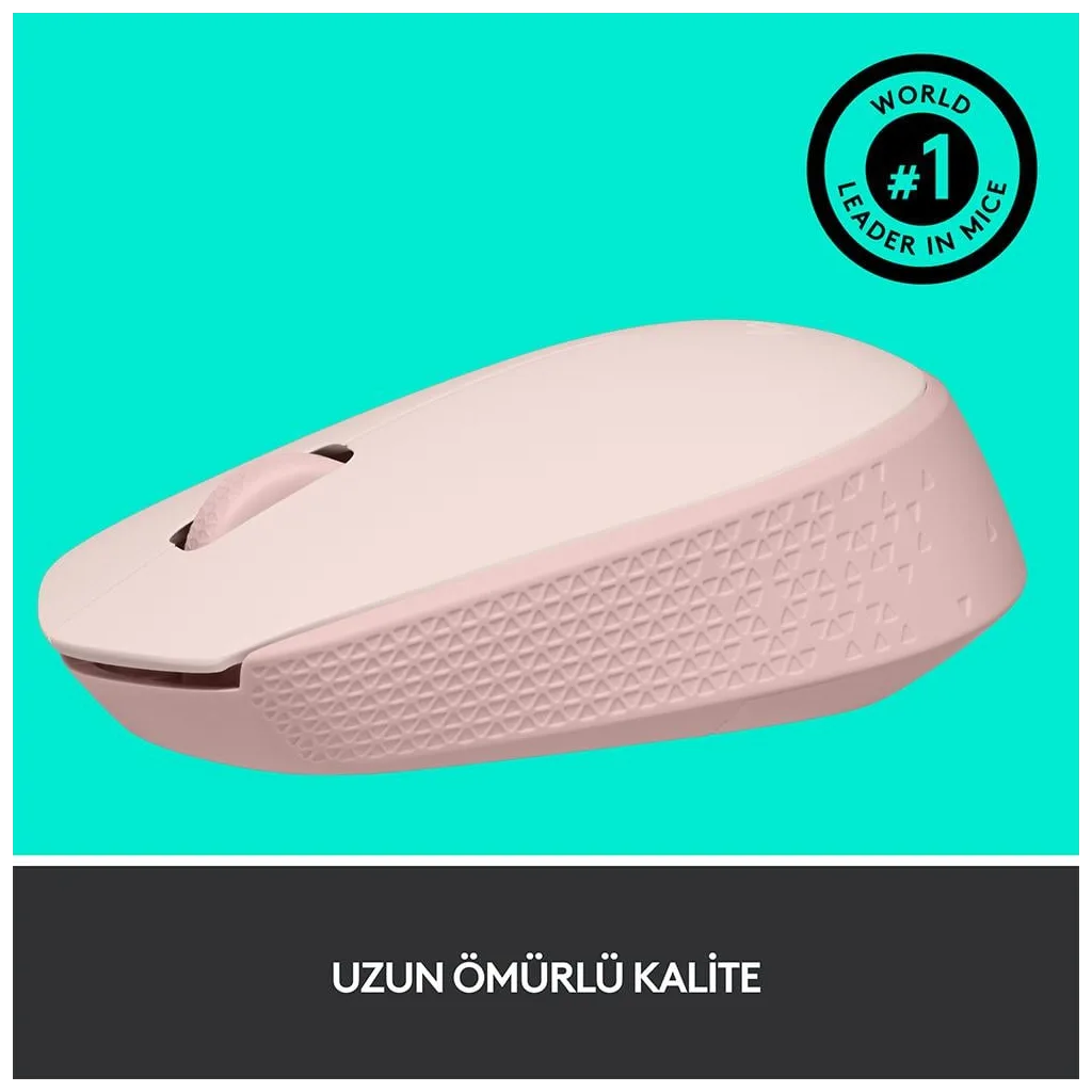 LOGITECH 910-006865, M171 Rose, USB Nano 2,4G Kablosuz, 1000dpi, Optik, 3 Tuşlu, 12ay Pil Ömrü, Mouse