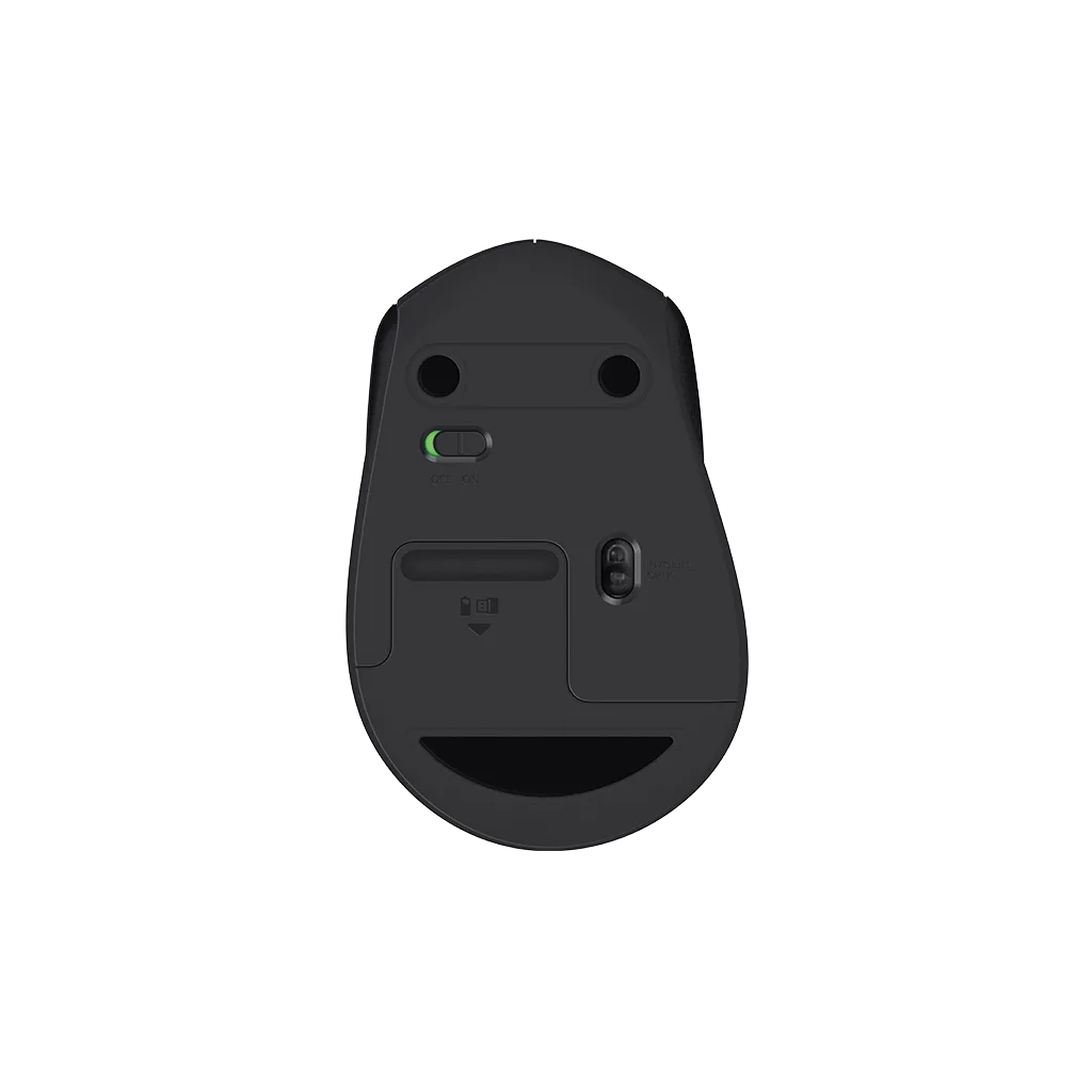 LOGITECH 910-004909, M330 Siyah, USB Nano 2,4G Kablosuz, 1000dpi, Optik, 3 Tuşlu, 24ay Pil Ömrü, Sessiz Mouse