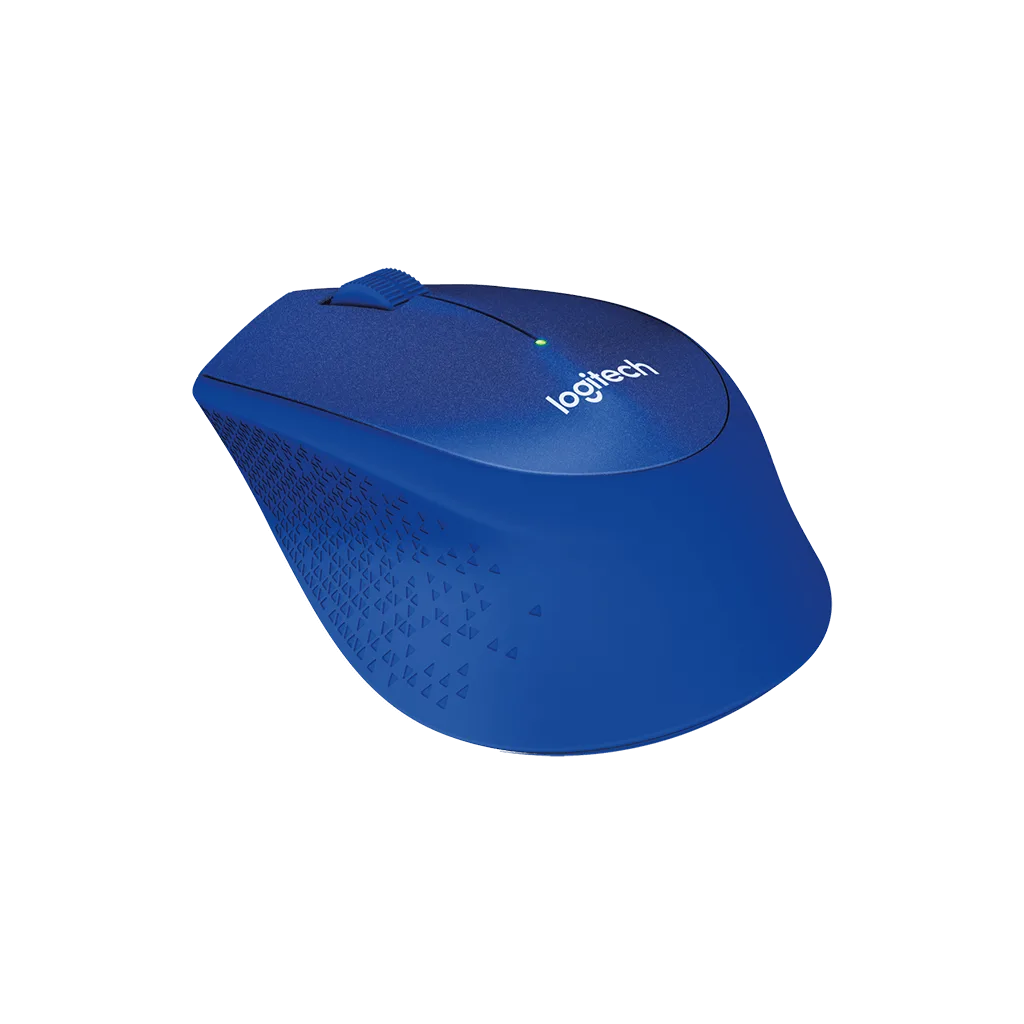 LOGITECH 910-004910, M330 Mavi, USB Nano 2,4G Kablosuz, 1000dpi, Optik, 3 Tuşlu, 24ay Pil Ömrü, Sessiz Mouse