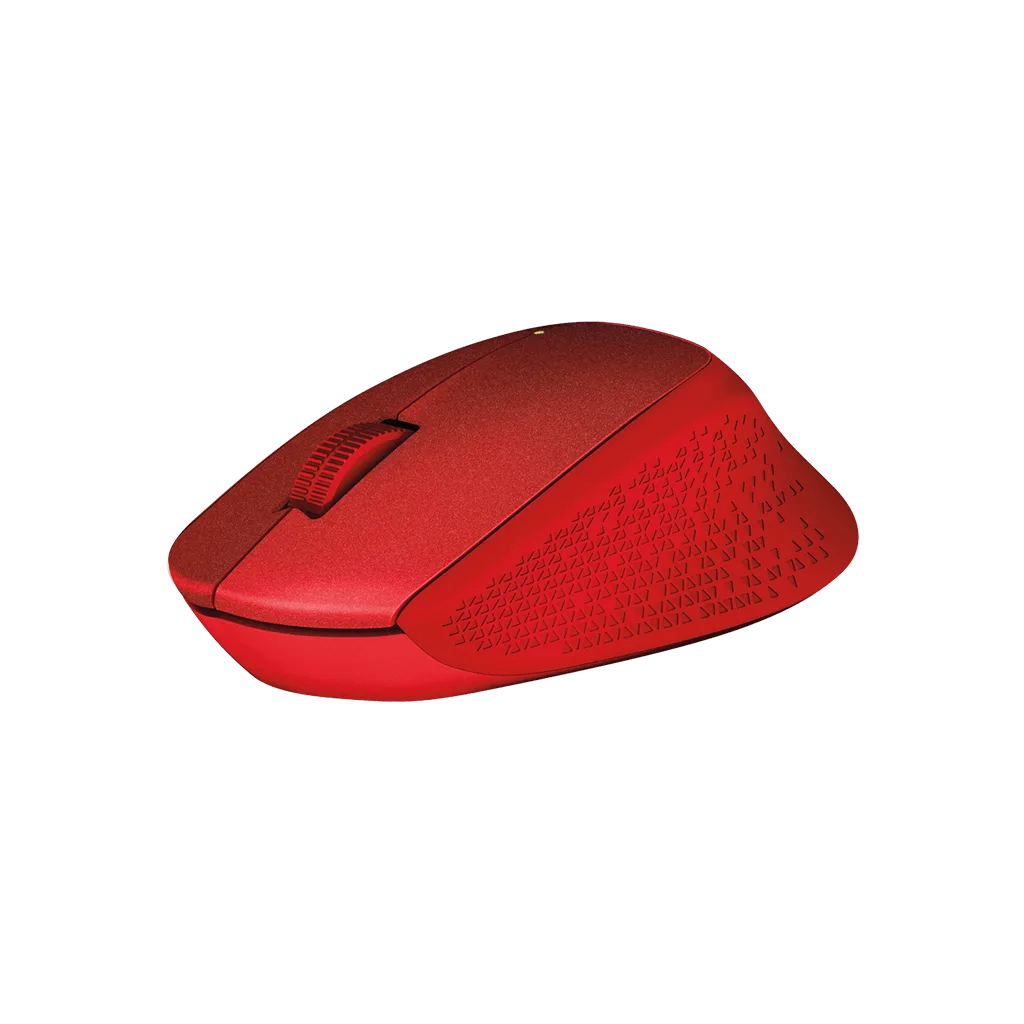 LOGITECH 910-004911, M330 Kırmızı, USB Nano 2,4G Kablosuz, 1000dpi, Optik, 3 Tuşlu, 24ay Pil Ömrü, Sessiz Mouse