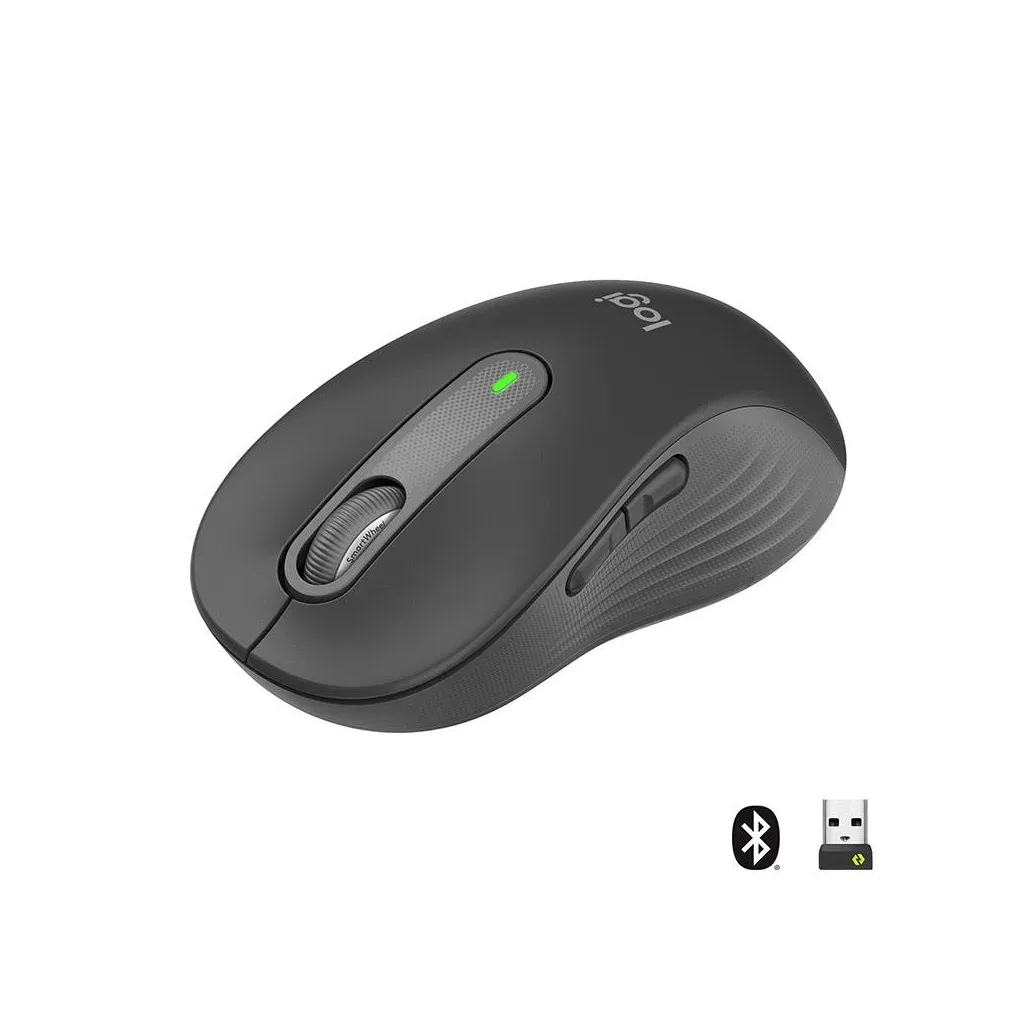 LOGITECH 910-006236, M650L Signature, Siyah, Sağ El, USB Nano 2,4G Kablosuz,4000dpi, Optik, 5 Tuşlu, 24ay Pil Ömrü, Sess