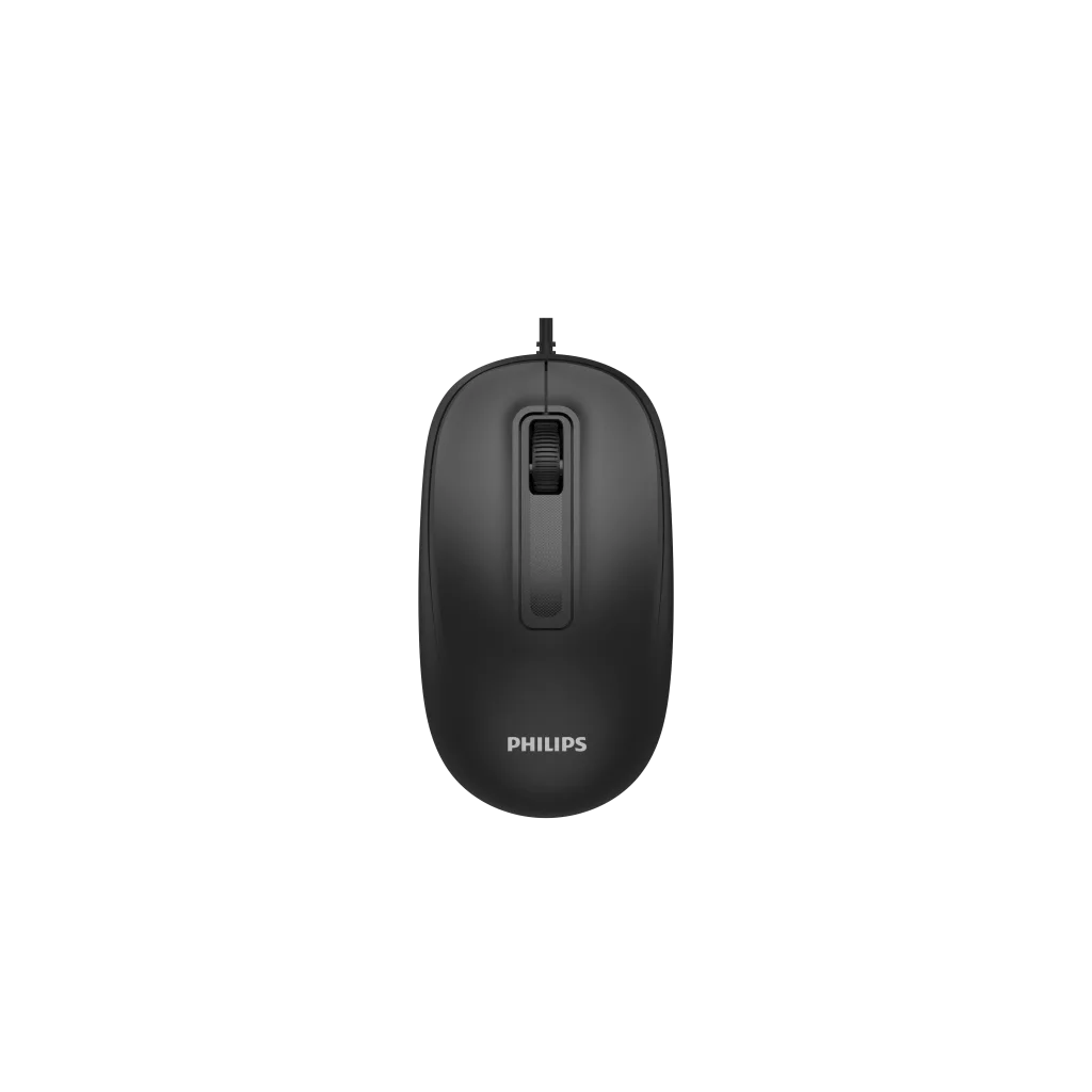 PHILIPS SPK7238B, Siyah, Usb Kablolu, 1200dpi, 3 Tuşlu Optic Mouse