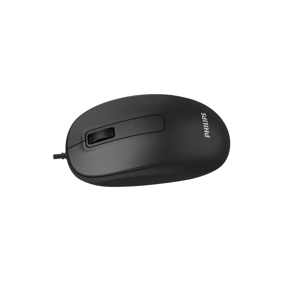 PHILIPS SPK7238B, Siyah, Usb Kablolu, 1200dpi, 3 Tuşlu Optic Mouse