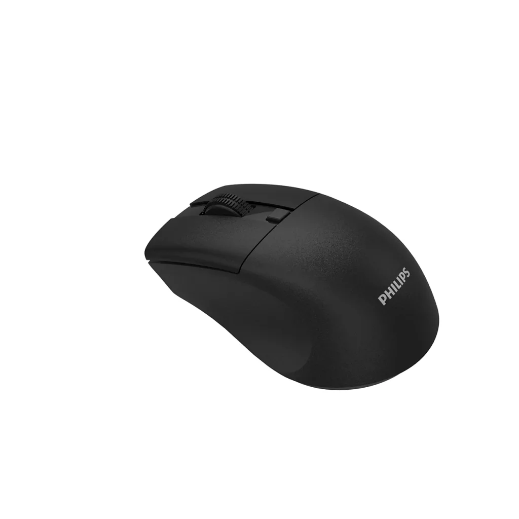 PHILIPS SPK7528B, SESSİZ, Siyah, USB Nano 2,4Gh ve Bluetooth Kablosuz, 1600dpi, Optic, 3 Tuşlu, Ergonamik, Sessiz Click,