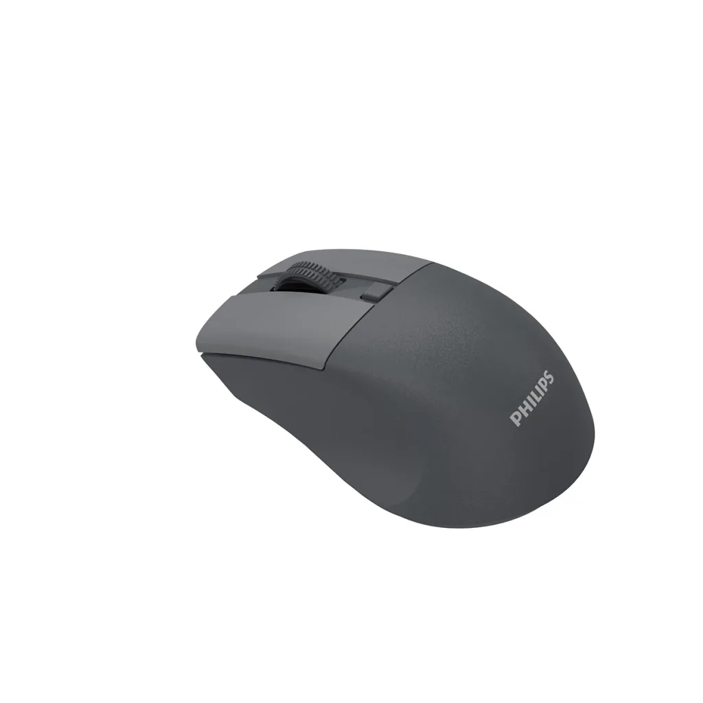 PHILIPS SPK7528G, SESSİZ, Gri, USB Nano 2,4Gh ve Bluetooth Kablosuz, 1600dpi, Optic, 3 Tuşlu, Ergonamik, Sessiz Click, M