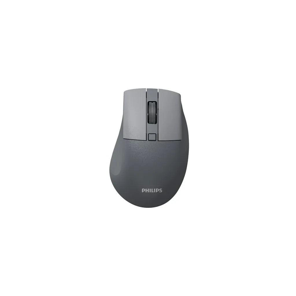 PHILIPS SPK7528G, SESSİZ, Gri, USB Nano 2,4Gh ve Bluetooth Kablosuz, 1600dpi, Optic, 3 Tuşlu, Ergonamik, Sessiz Click, M