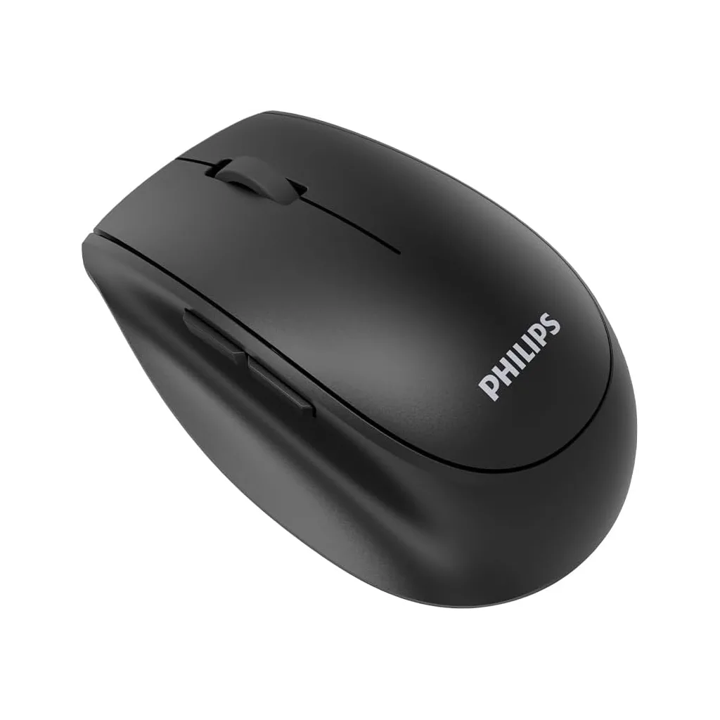 PHILIPS SPK7627B, Siyah, USB Nano 2,4Gh ve Bluetooth Kablosuz, 1600dpi, Optic, 5 Tuşlu, Şarj Edilebilir, Sessiz Click, M