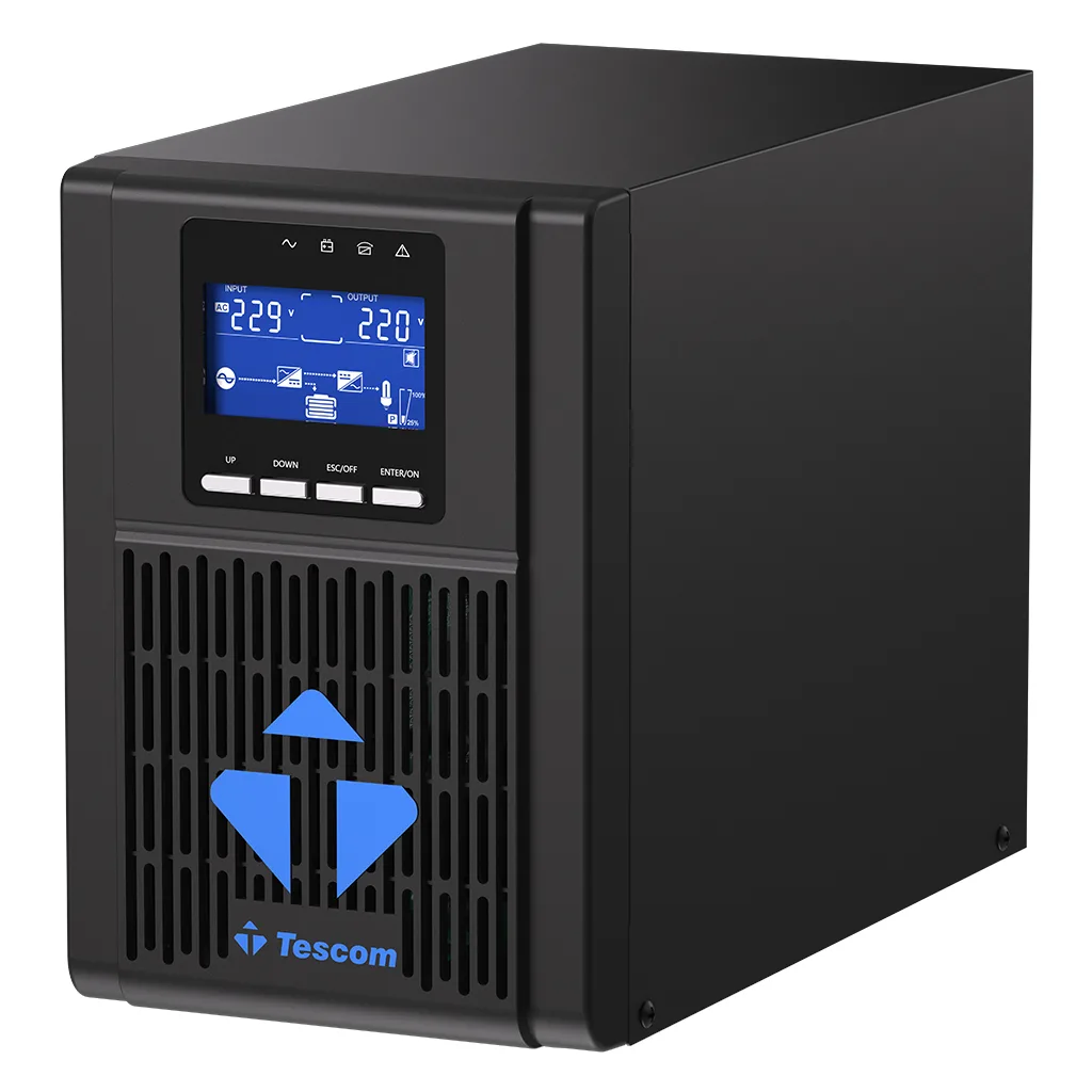TESCOM NeoLine 1000, 1 KVA Online 1F/1F UPS, (900040100) (2x9A Akü)