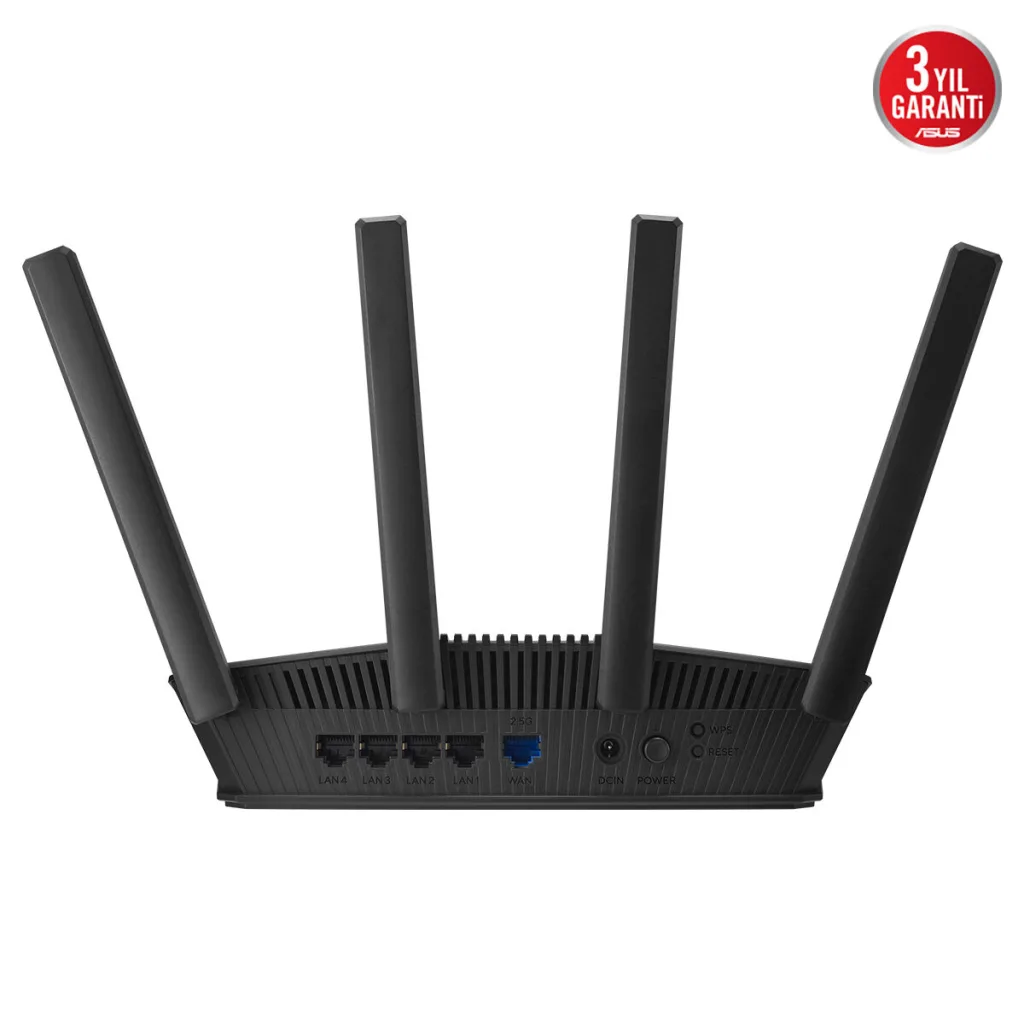 ASUS RT-BE55, BE3600, 4 Port, 3600Mbps, Dual Band, WİFİ 7, AiMesh, Extendable Router