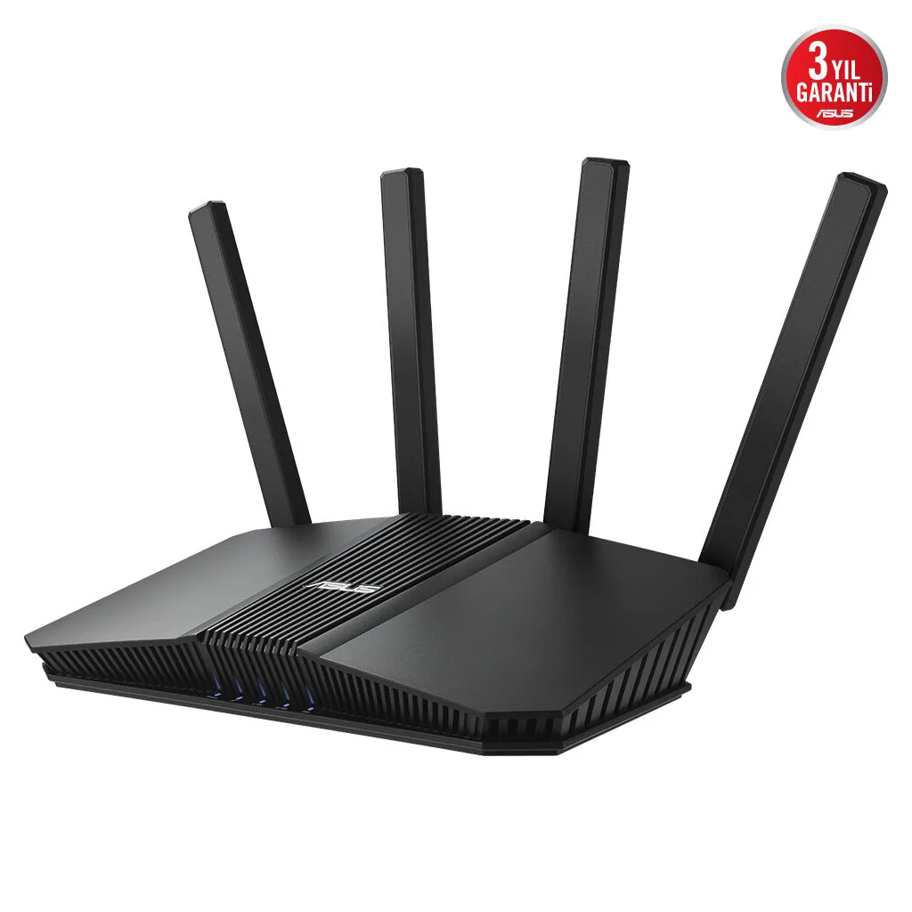 ASUS RT-BE82U, BE6500, 4 Port, 6500Mbps, Dual Band, WİFİ 7, AiMesh, AiProtection Pro, Gigabit Extendable Router
