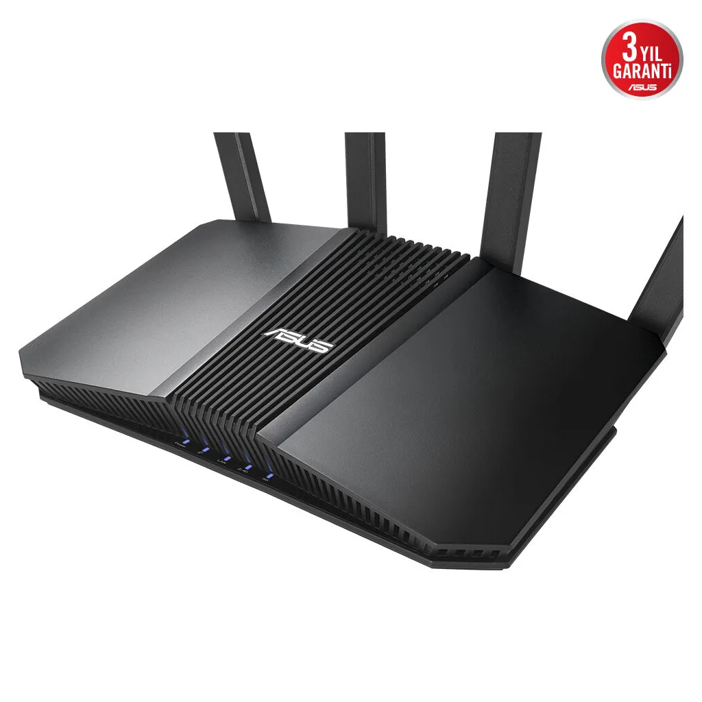 ASUS RT-BE82U, BE6500, 4 Port, 6500Mbps, Dual Band, WİFİ 7, AiMesh, AiProtection Pro, Gigabit Extendable Router